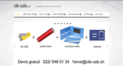 Desktop Screenshot of cle-usb.ch