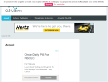 Tablet Screenshot of cle-usb.info